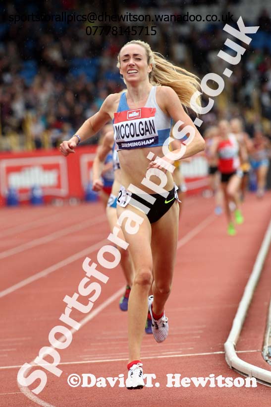 Womens 5000 metres, British Championships, Birmingham. Photo: David T. Hewitson/Sports for All Pics